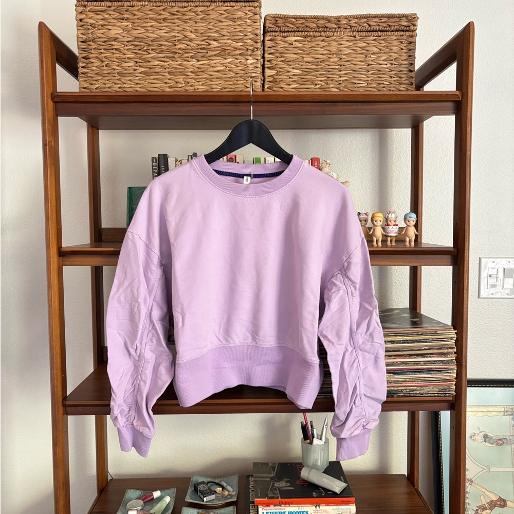 aerie Lilac Crewneck Sweater